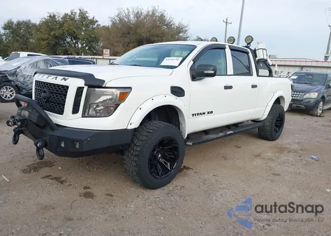 2018 Nissan Titan Xd S Gas z USA, uszkodzony, nr VIN 1N6AA1F35JN525775